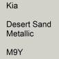 Preview: Kia, Desert Sand Metallic, M9Y.